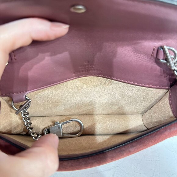 Gucci GG Logo Supreme Dionysus Super Mini Shoulder Bag Crossbody - Picture 8 of 9
